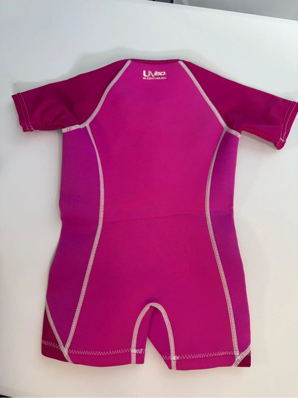Speedo begin to swim wet child’s wet suit rash guard pink size 3t